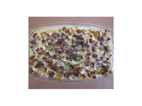 Kartoffel-Lauch-Hackfleisch Auflauf