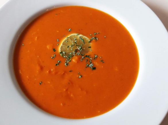 Schnelle Lachscremesuppe