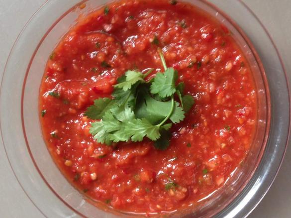frische Tomaten Salsa