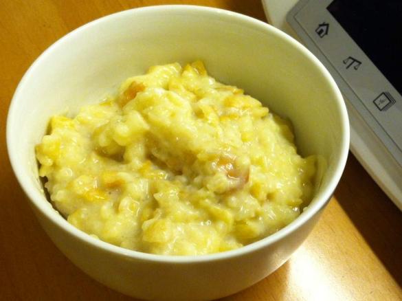 Milchreis ohne Zucker, sehr fruchtig