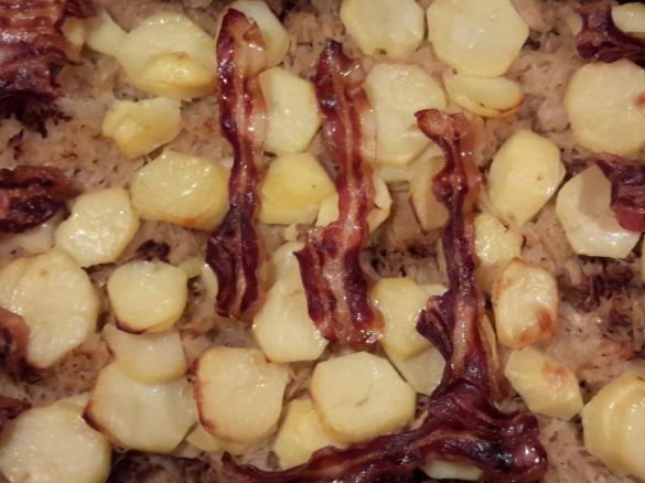 Sauerkrautauflauf mit Bacon
