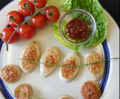 Gerrys einfache bayrische Kartoffelsuppe mit gebratenen Weißwurst-Radln