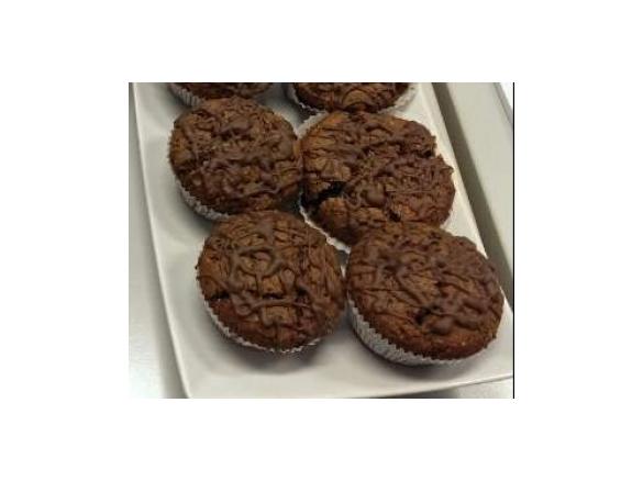 gefüllte Nutella-Muffins