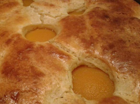 Pfirsich-Schmand-Kuchen fettreduziert