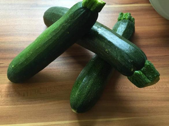 Überbackene Zucchini