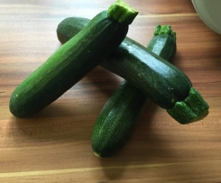 Überbackene Zucchini