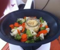 Reis kochen im Varoma