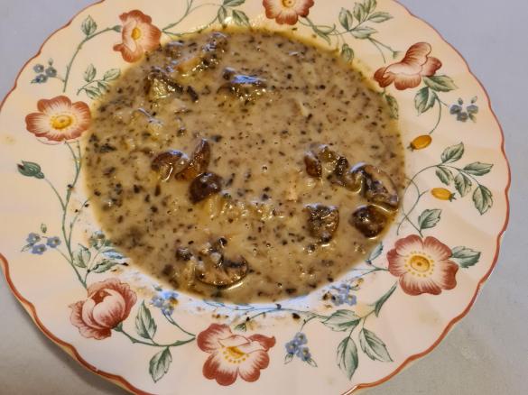 Champignoncremesuppe einfach lecker