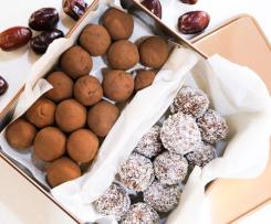 Gesunde Dattel Pralinen