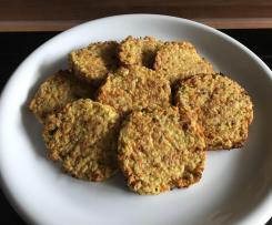 Sellerie-Möhren-Puffer im Backofen, low carb Gericht