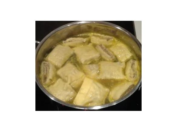 Schwäbische Maultaschen - gerollt