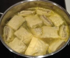 Schwäbische Maultaschen - gerollt