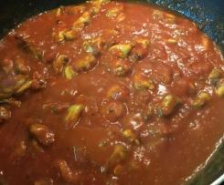 Muscheln in Tomatensauce