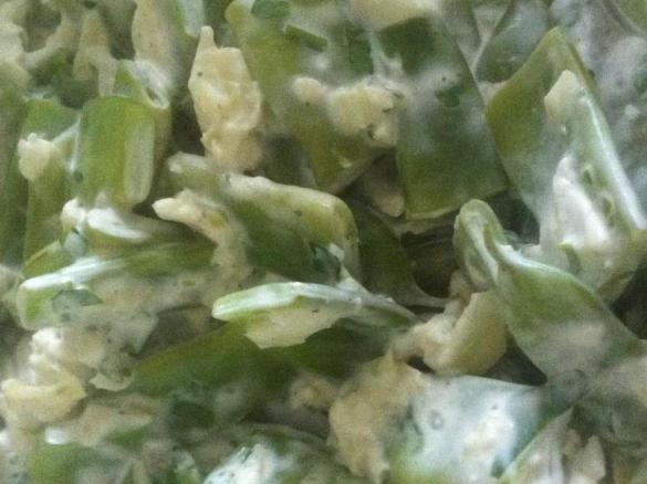 Bohnen-Zwiebelragout