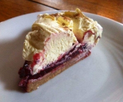 Variation von Spekulatius Kirsch Kuchen 