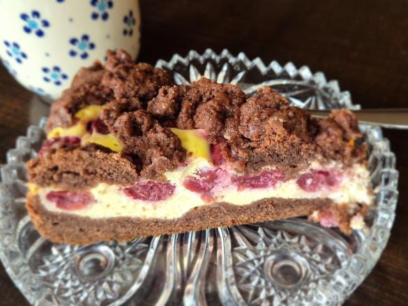 Zupfkuchen mit Kirschen