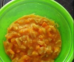 Variation Gemüsenudeln mit Pute - Babybrei