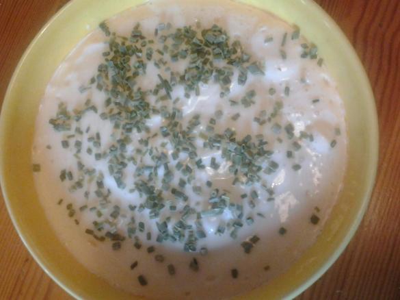 vegan Sauerrahm zum grillen laktosefrei zu Backkartoffel