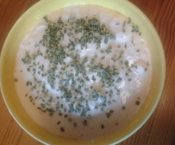 vegan Sauerrahm zum grillen laktosefrei zu Backkartoffel