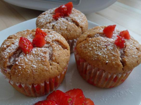 Erdbeer Mascarpone Muffins