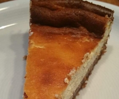 Käsekuchen mit Mandelboden - low carb - keto
