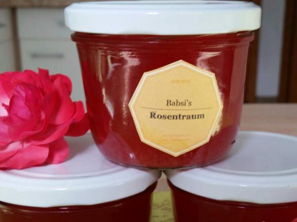 Babsi's Rosenblütenmarmelade 