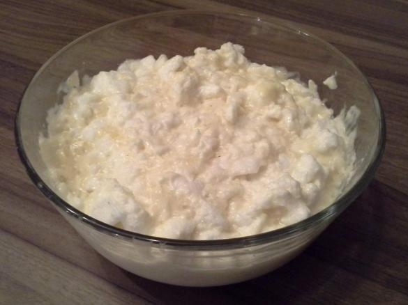 Milchreis mit weißer Schokolade