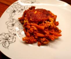 Makkaroniauflauf mit Hackfleisch