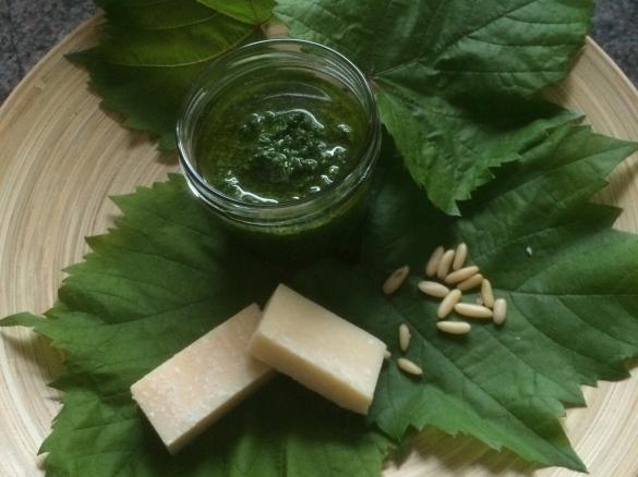 Weinlaub-Pesto