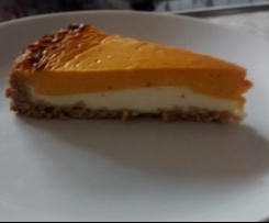 Pumpkin Cheescake aus den USA (Kürbis-Käse-Kuchen)