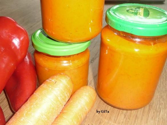 Paprikasoße - HISTAMINARM - für Pasta, Pizza usw.