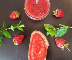 Erdbeer-Hugo-Minze-Marmelade