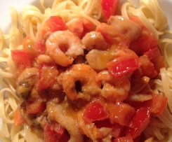 Pasta Frutti di Mare meets Thai