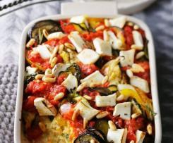 Hirse mit Gemüse gebacken