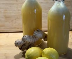 Vitamin-Power Zitronen - Ingwer Shot