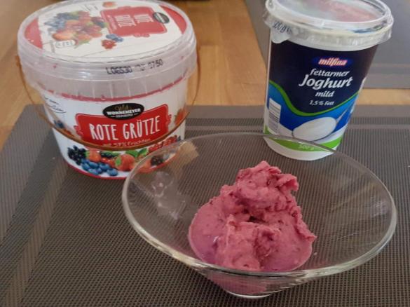 Eis schnell mit Eismaschine