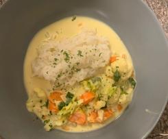 Blumenkohlcurry mit Reis
