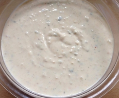 Frischkäsecreme / Käsecreme zu Kartoffeln, zum Dippen, zu Kartoffelpuffer uvm.