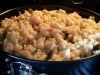 Rhabarberkuchen mit Vanillecreme und Streusel