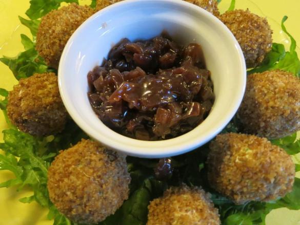 Ziegenfrischkäsepralinen