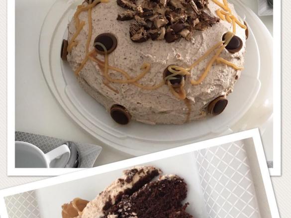 Toffifeesahne-Schokotorte