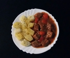 Paprikagulasch ( Meine Variante)