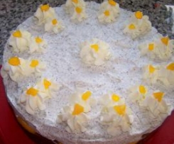 Pfirsich-Mohntorte auf die Schnelle