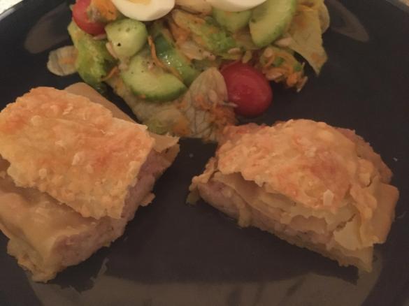 Schinken-Käse-Strudel