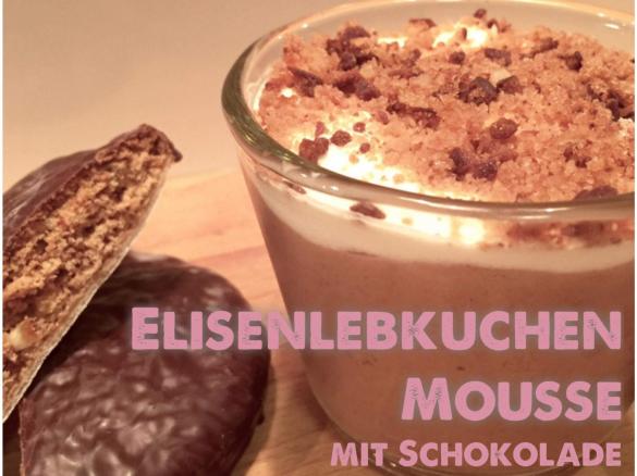 Elisenlebkuchen Mousse mit Schokolade