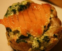 Spinat-Lachs-Muffins