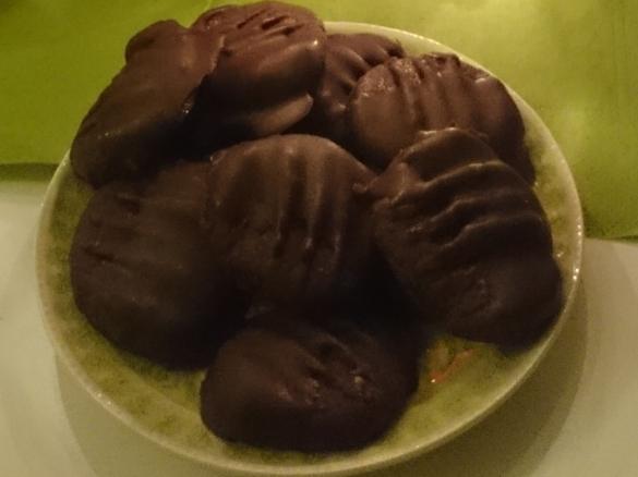 Kaffee-Orange-Plätzchen