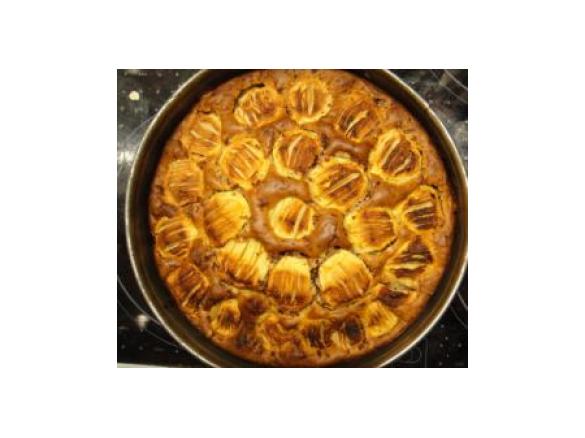 Badischer Apfelkuchen mit Schokostreusel