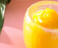 Mangosauce als Dessertsauce