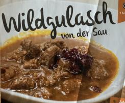 Wildschweingulasch